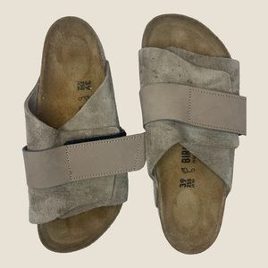 Suede Leather Taupe Birkenstock Kyoto